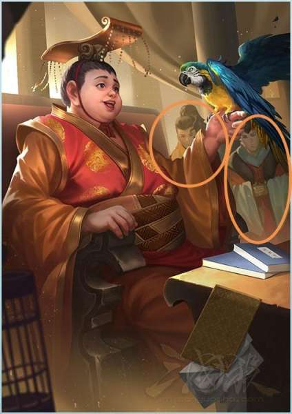 三国杀张昭张纮原画-三国杀黄皓