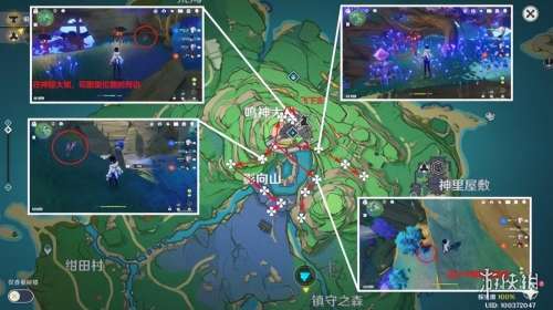 原神鸣草分布图路线-原神柔灯铃分布图路线