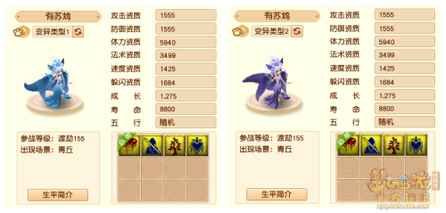 梦幻西游2所有宠物资料-梦幻新宠物