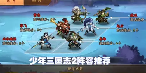 少年三国志2法师阵容搭配，少年三国志2推荐阵容