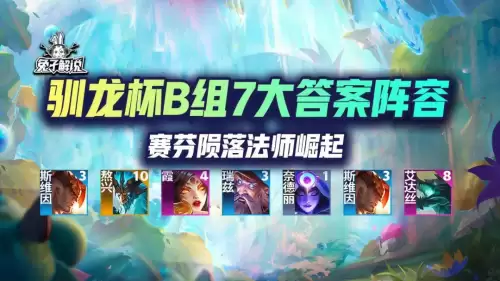 驯龙法师阵容搭配图解大全，云顶之弈法师阵容搭配