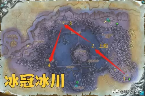 魔兽世界80级诺森德地图-魔兽世界WLK版本升级路线