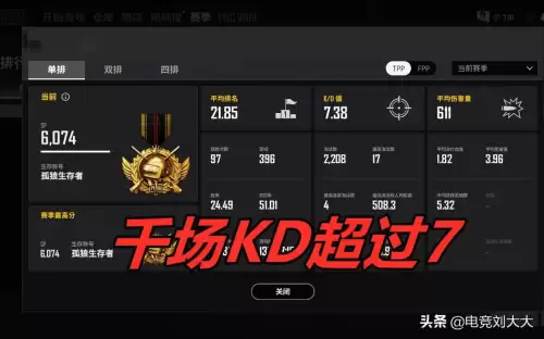 绝地求生6000分高吗-pubg排名分怎么算的