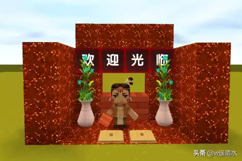 迷你世界怎么做伸缩门视-迷你世界高科技自动门