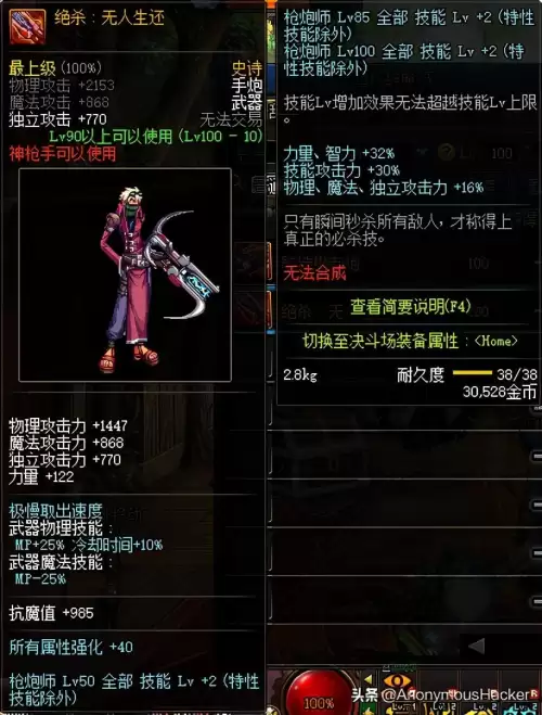 dnf神龙天女符文-DNF100女气功附魔