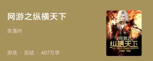 网游之纵横天下无双-网游之天下无双提取