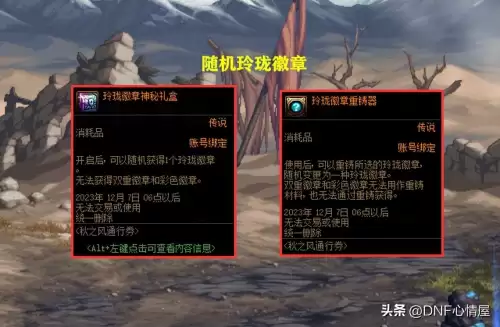 dnf白金徽章在哪里重铸-获得白金徽章的注意事项
