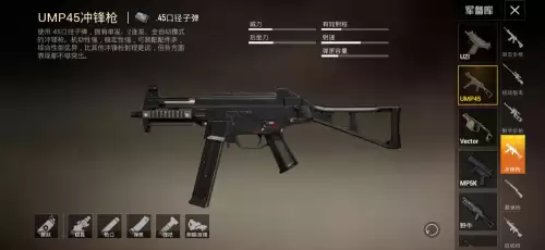 和平精英最牛的五把枪是什么-第五名 vector冲锋枪