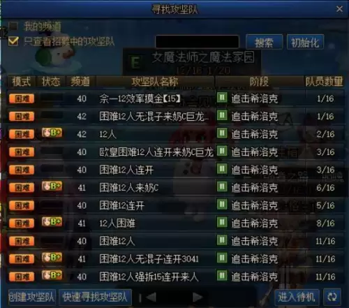 dnf云上未央黑话-DNF团本开始后怎么编队