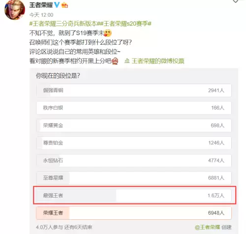 王者荣耀哪个段位的玩家人最多-王者荣耀最高段位玩家