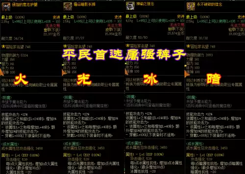 dnf时装裤子选什么属性-时装裤子与属强裤子的触发条件