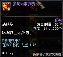 dnf打团常用药剂一览-dnf打团必备药剂