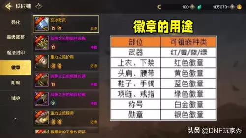 dnf蓝色徽章如何选择-DNF绿色徽章