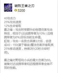 石头人打蛮王出装顺序-新版本蛮王出装