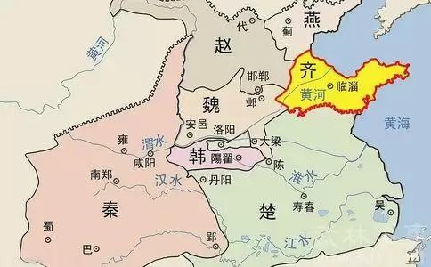 战国地图全图高清版七国-战国时期七国地图
