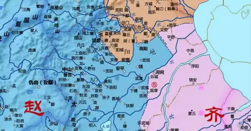 战国地图全图高清版七国-战国时期七国地图