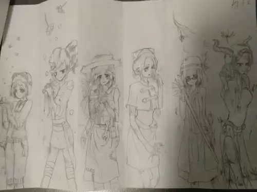 播放第五人格怎么画的-画第五人格的人物