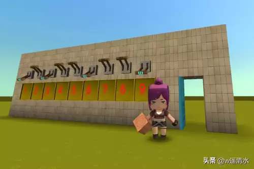 迷你世界新版本门怎么做-木门制作注意事项