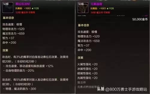 地下城与勇士元素师毕业武器-DNF手游元素武器选择