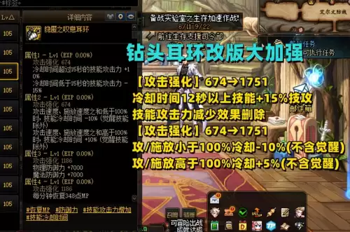 dnf110耳环搭配-DNF最强项链110