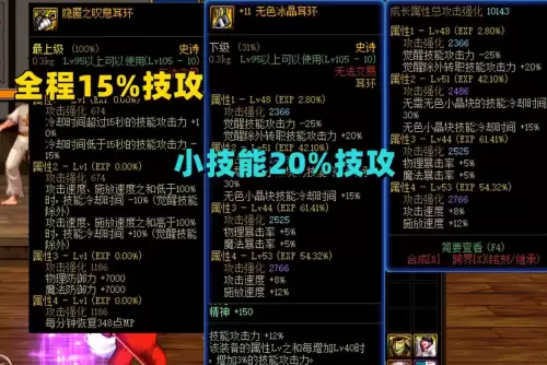 dnf110耳环搭配-DNF最强项链110
