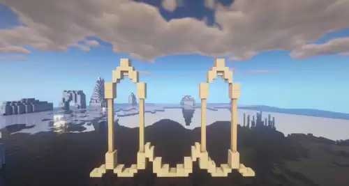 迷你世界怎么建造天堂之门-迷你世界的天堂之门