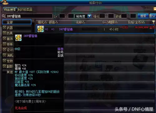 dnf睿智者称号外观-DNF称号怎么幻化