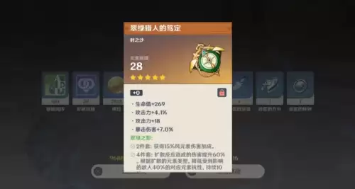 原神几级合成圣遗物-圣装太阳之神系统哪个遗物