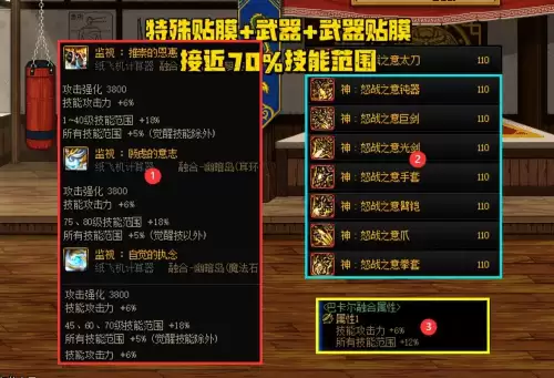 dnf接近武器攻击力-DNF独立攻击力