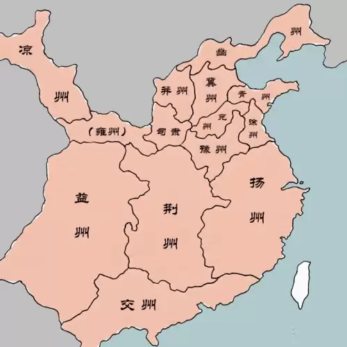 三国地形图高清可放大-东汉末年地图
