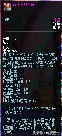 dnf称号圣殿之巅2019怎么样-圣殿之巅满属性多少